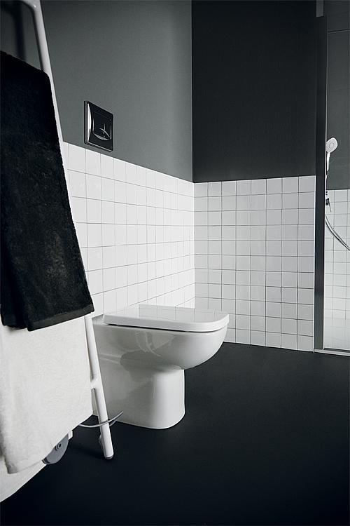 Stand-Tiefspül-WC Helilife, eckig