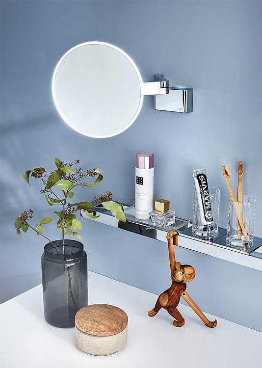 Emco LED-Wandkosmetikspiegel Evo