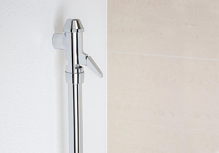 Benkiser WC-Hebel-Druckspüler mit Laufzeitregelung