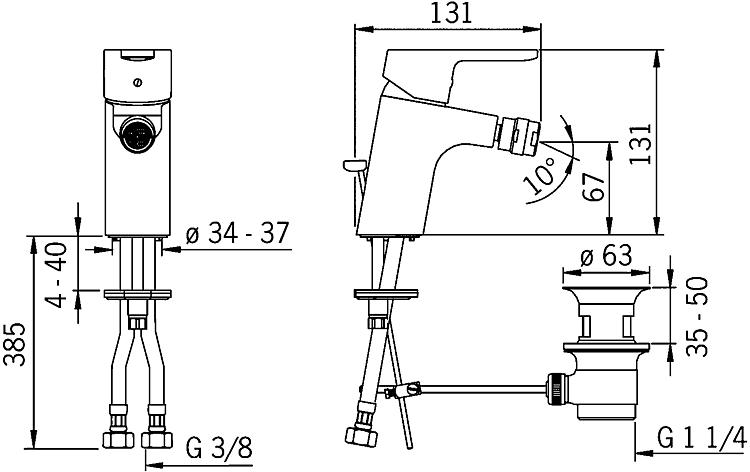 Hansa Bidetmischer HansaPrimo