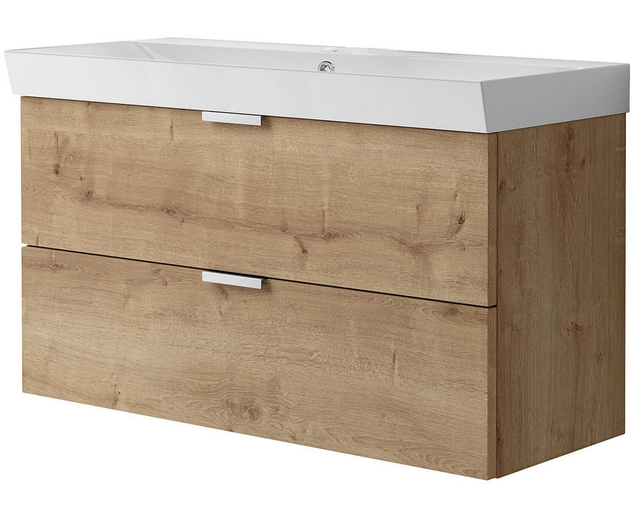 Helebsi Waschtischunterschrank mit Waschtisch 970 mm