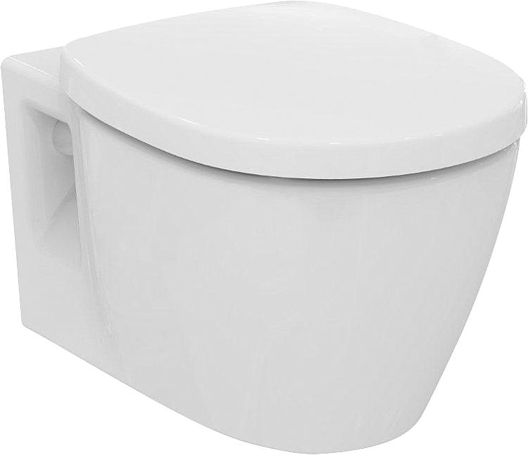 Wand-Tiefspül-WC Combi-Pack Helconnect, spülrandlos