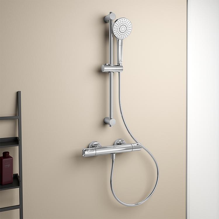 Brause-Set Heldeal mit Thermostat Helceratherm 50