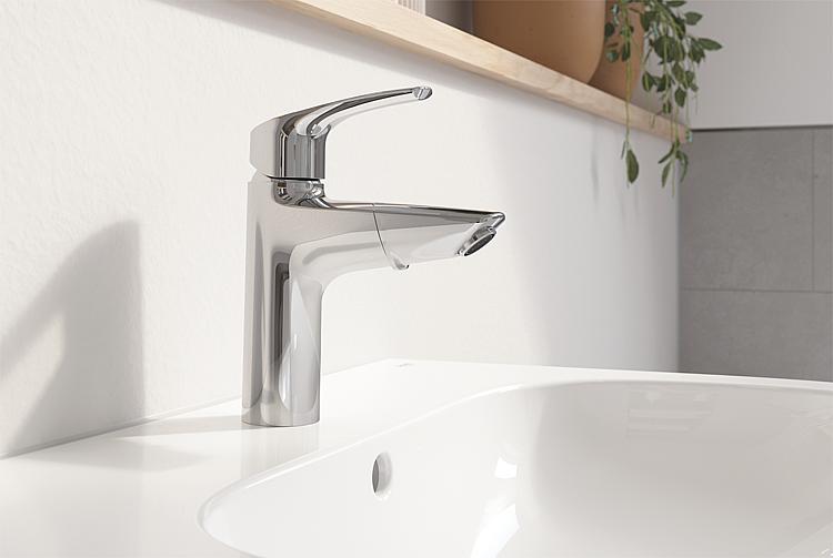 Grohe Waschtischmischer Eurosmart M-Size mit ausziehbarer Brause