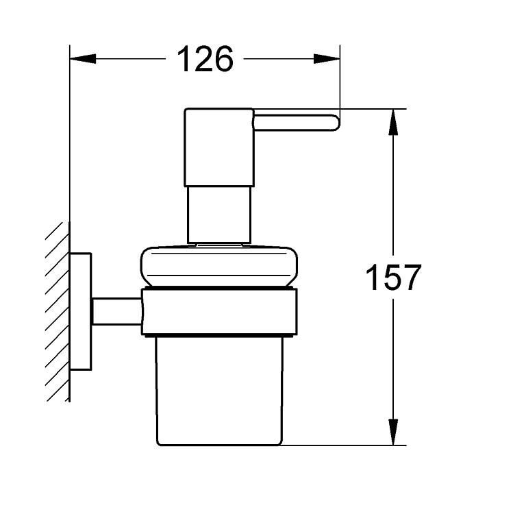 Grohe Seifenspender Essentials für Wandhalter
