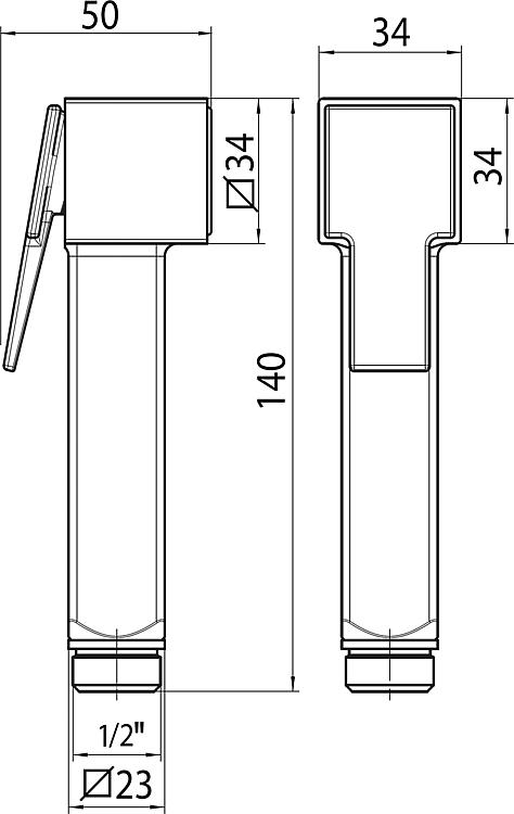 Intim Hygienedusch-Set Helkline