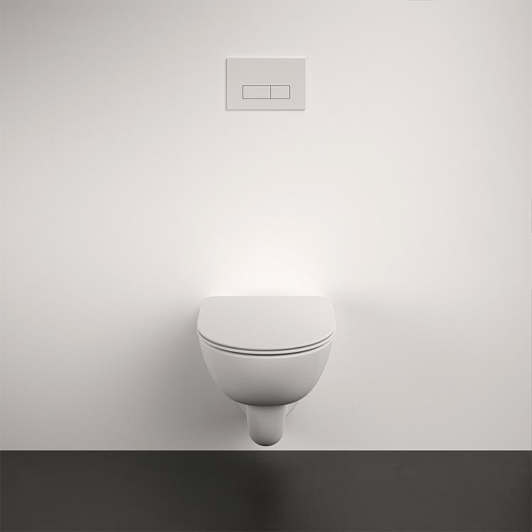 Wand-Tiefspül-WC Helilife, rund