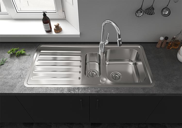 Hansgrohe Spültischmischer Focus 220 M42, mit herausziehbarer Geschirrbrause