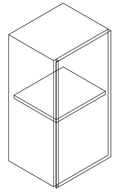 Hochschrank Helela, 800 mm Höhe