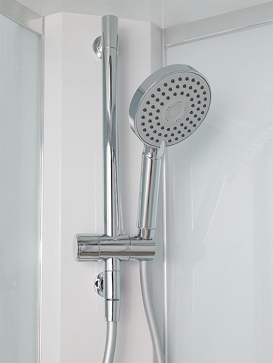Eck-Komplettdusche Helbasic