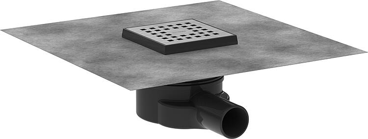 Hansgrohe Duschrinne RainDrain Point Komplettset Edelstahl gebürstet