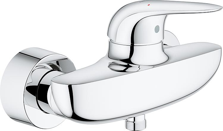 Grohe AP-Brausemischer Eurostyle, geschlossener Hebel