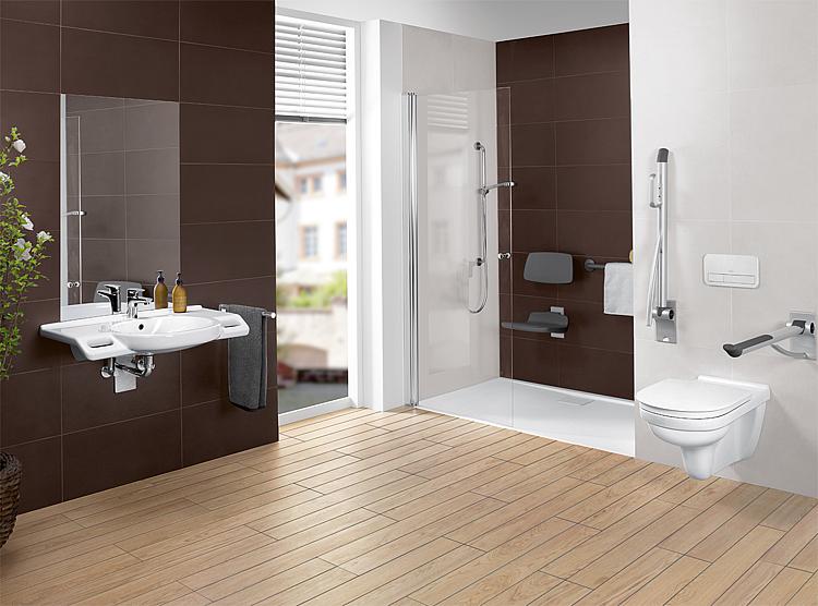 Villeroy & Boch Waschtisch O.Novo Vita, mit Haltegriffen