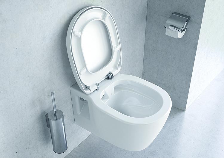 Wand-Tiefspül-WC Combi-Pack Helconnect, AquaBlade