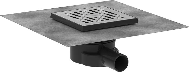 Hansgrohe Duschrinne RainDrain Point Komplettset Edelstahl gebürstet