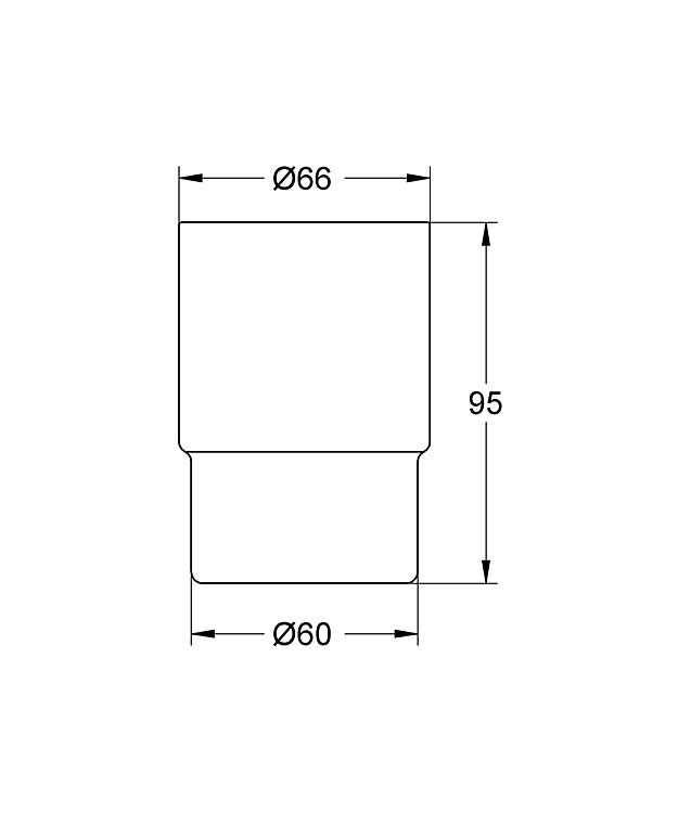 Grohe Becher (Glas) für Halter Essentials