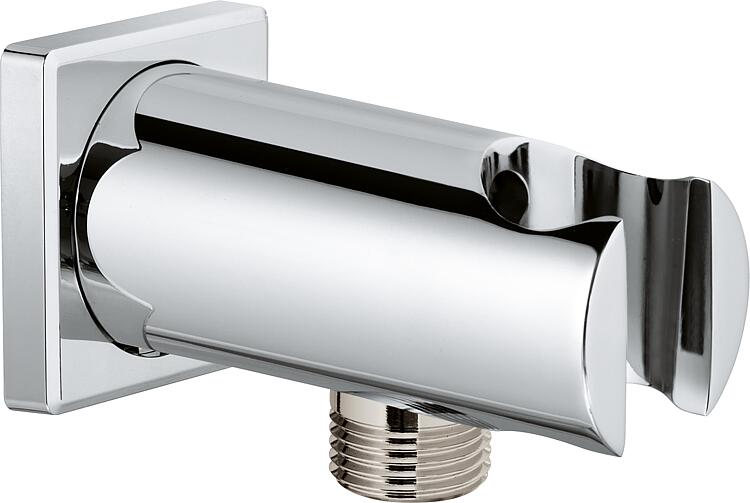 Grohe Wandanschlussbogen Rainshower mit Brausehalter, eckig