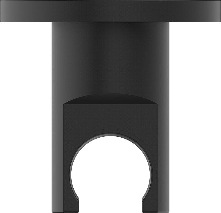 Brausehalter Heldeal Round, schwarz