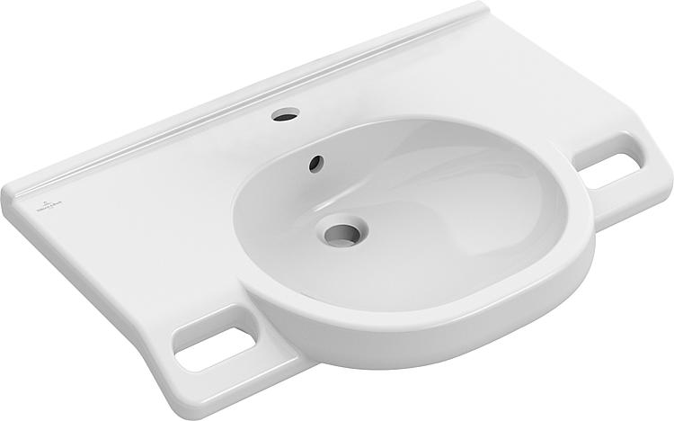 Villeroy & Boch Waschtisch O.Novo Vita, mit Haltegriffen