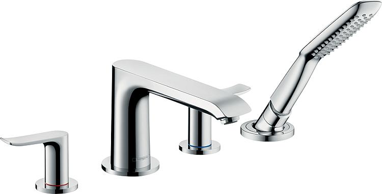 Hansgrohe 4-Loch Wannenrandmischer Metris