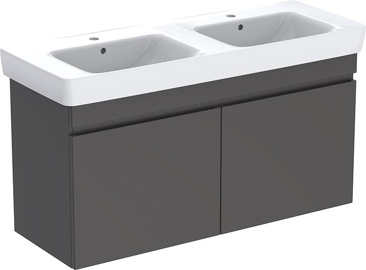 Geberit Doppelwaschtisch Renova Plan, 1300 mm