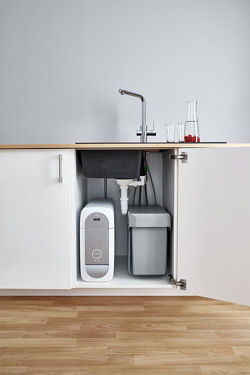 Grohe Spültischmischer Blue Home Starter Kit, mit herausziehbarem Auslauf
