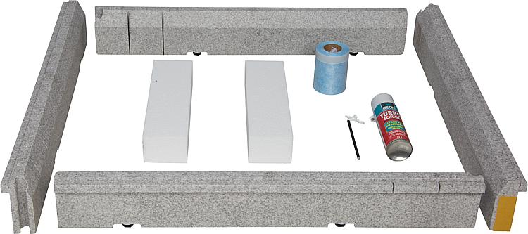 Villeroy & Boch Installations-Set L für Architectura MetalRim