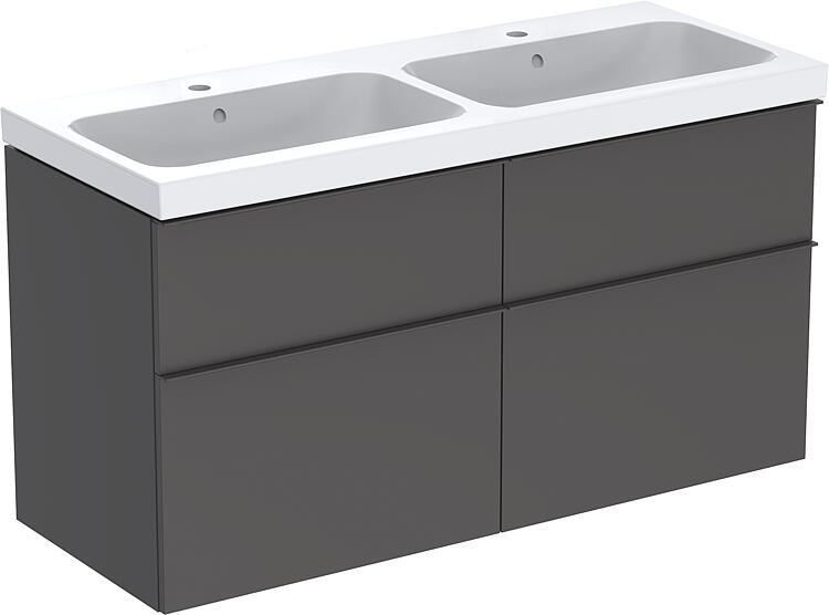 Geberit Doppelwaschtisch iCon, 1200 mm