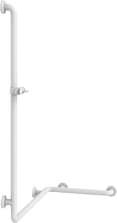 Normbau Duschhandlauf mit Brausehalterstange Nylon