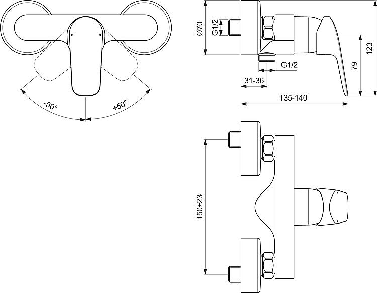 AP-Brausemischer Helceraflex