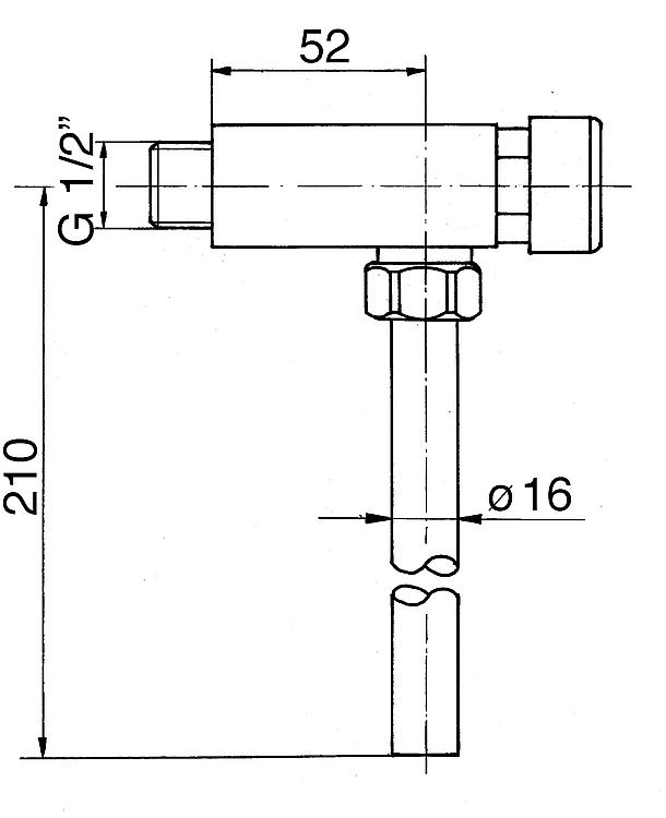 Benkiser Sparspüler ECO, Typ 655 Cetus, für Urinal