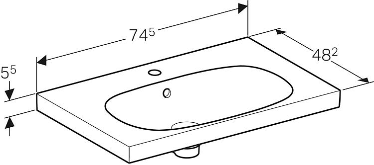 Geberit Waschtisch Acanto
