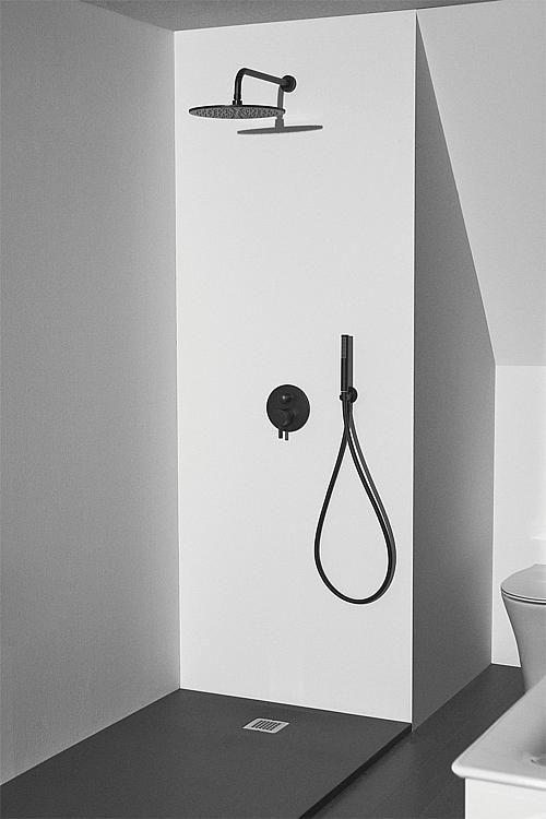 Stabhandbrause Heldeal, schwarz
