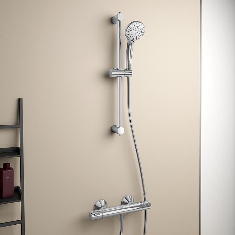 Brause-Set Heldeal 600 mit Thermostat Helceratherm 25
