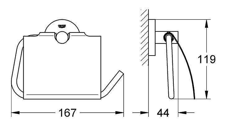 Grohe Papierrollenhalter Essentials
