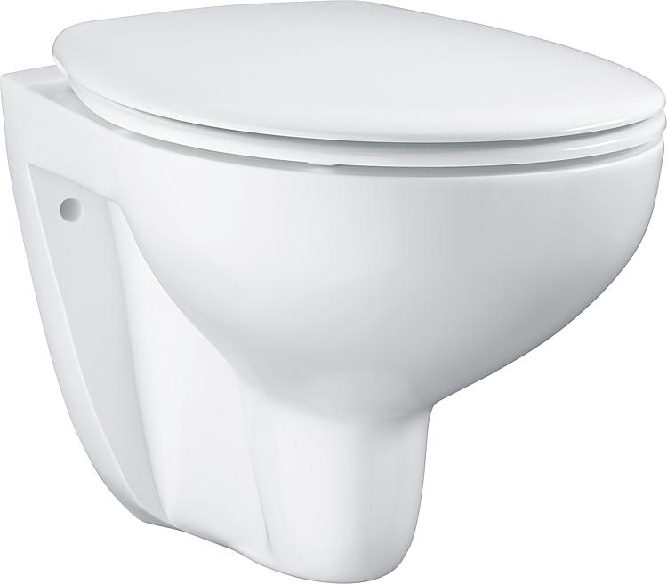Grohe Combi-Pack Bau Keramik spülrandlos, softclose