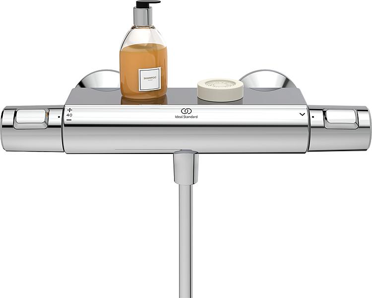 Wrap-Over-Ablage für Brausethermostat Helceratherm