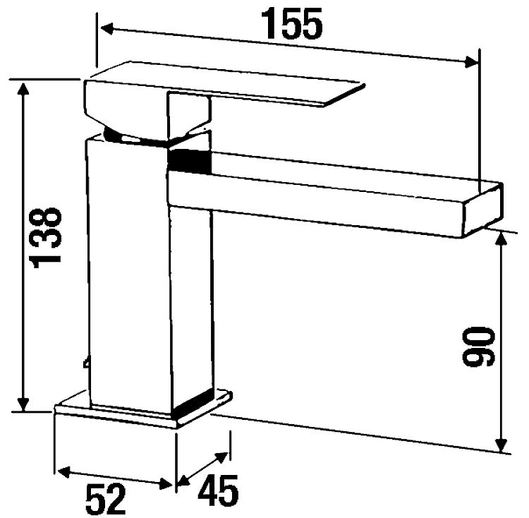 Waschtischmischer Helkline S