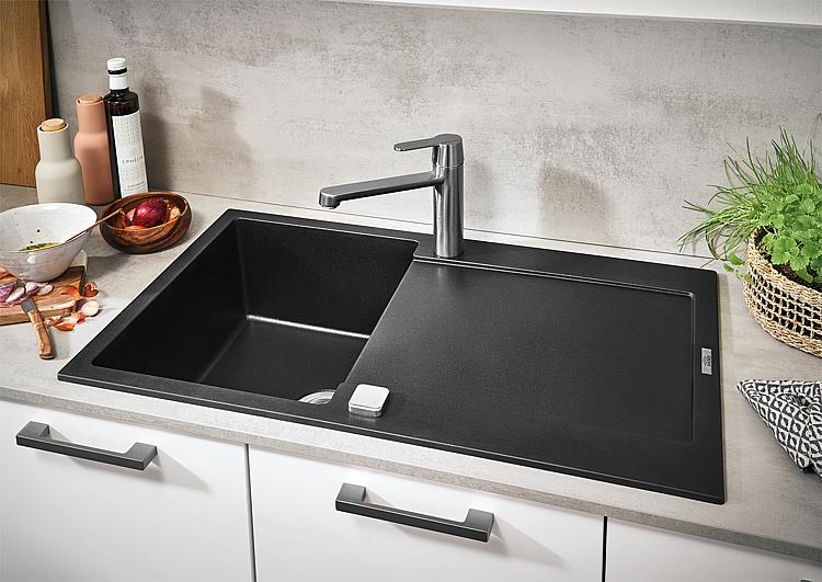 Grohe Quarzkompositspüle K500 mit 1 Becken reversibel