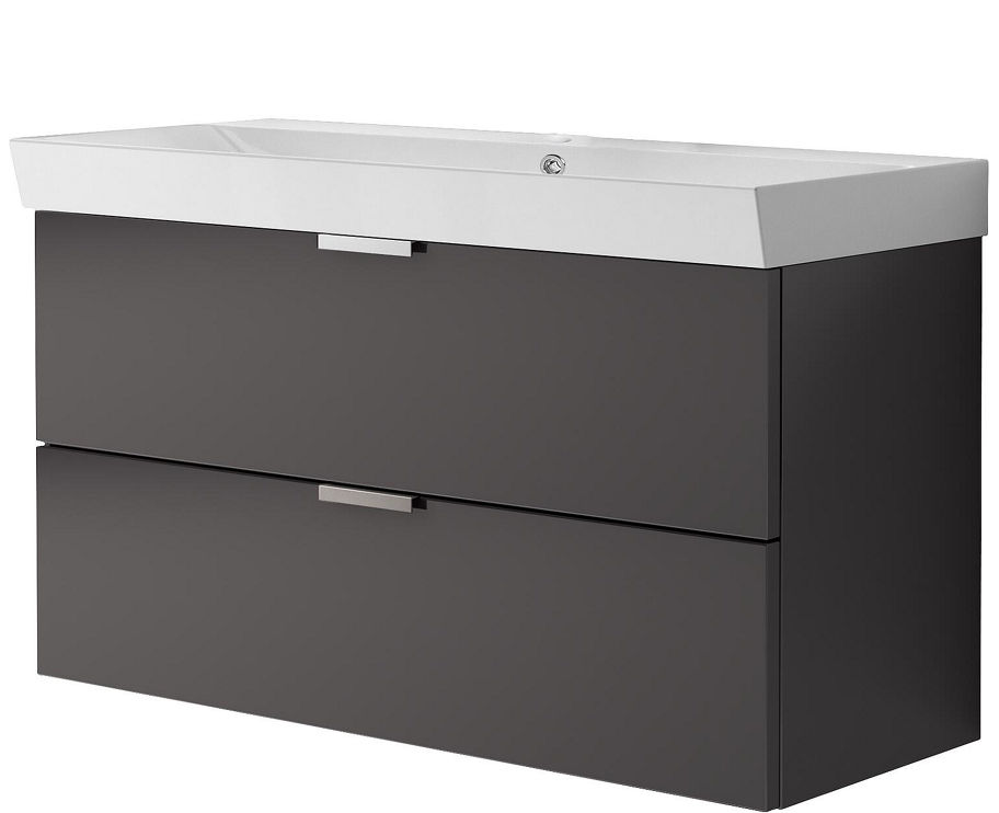 Helebsi Waschtischunterschrank mit Waschtisch 970 mm
