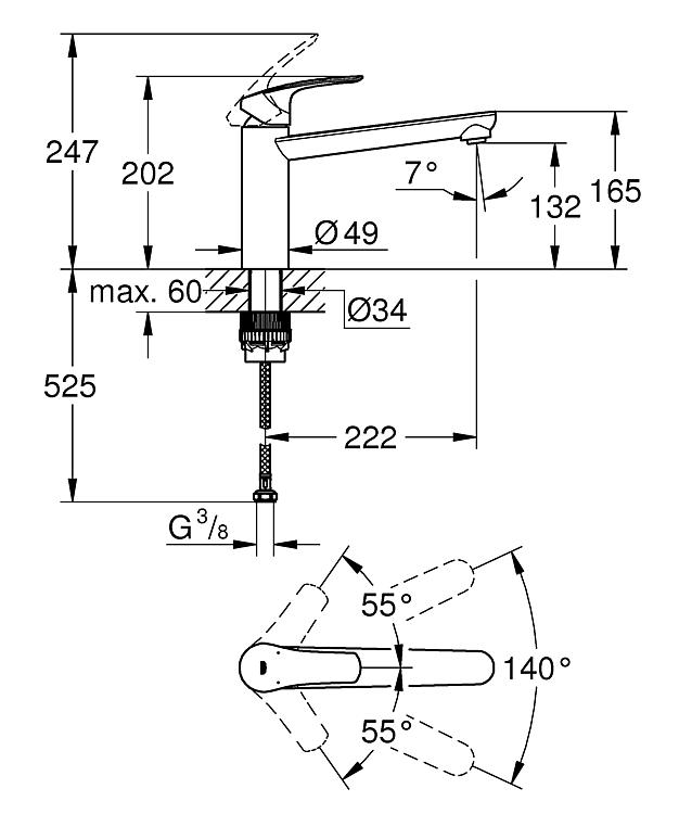 Grohe Spültischmischer Eurosmart
