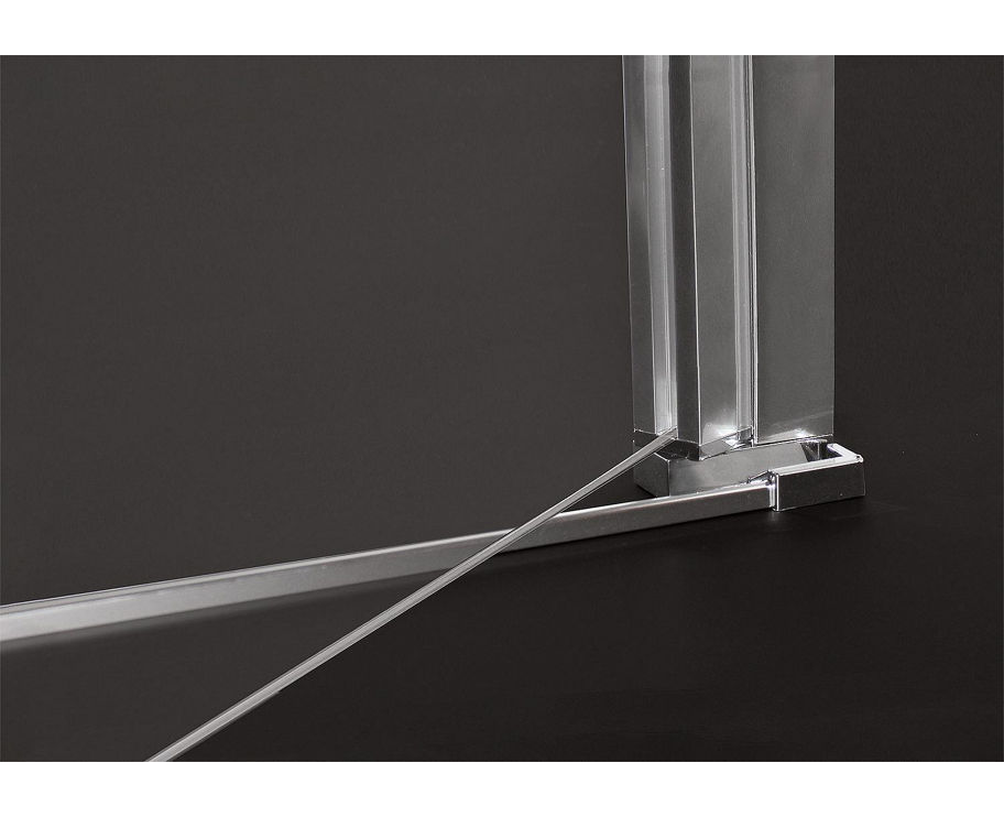 Eck-Duschkabine Heleloa 2.0, 2 Pendeltüren und 2 Glas-Fixteile