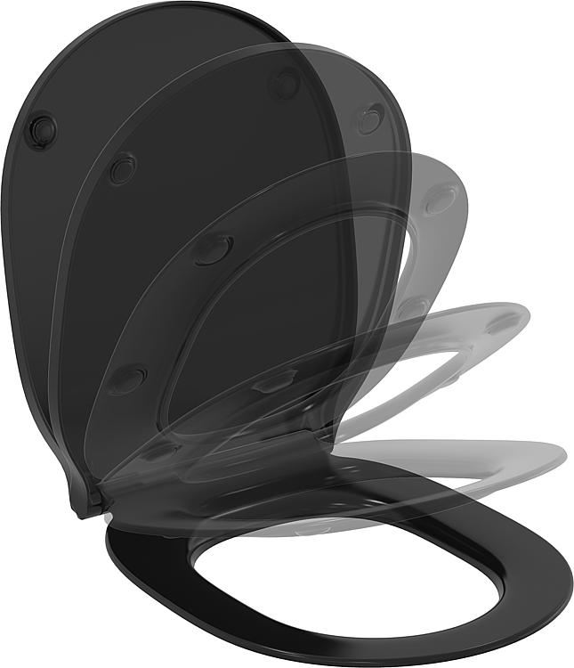 WC-Sitz Helconnect Air, schwarz