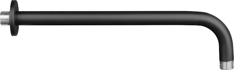 Wand-Anschlussrohr Helenzan, schwarz