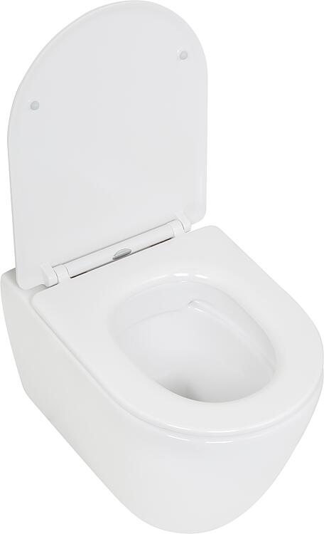 Wand-Tiefspül-WC Helaimera Compact, spülrandlos