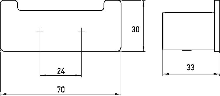 Emco Doppelhaken Loft, schwarz