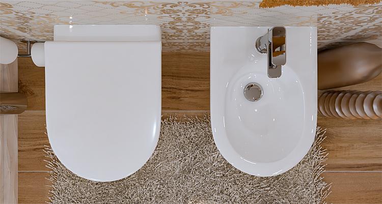 Wand-Tiefspül-WC Helelanda, spülrandlos