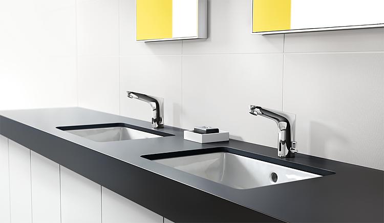 Hansgrohe Sensor-Waschtischmischer Focus mit Mischung