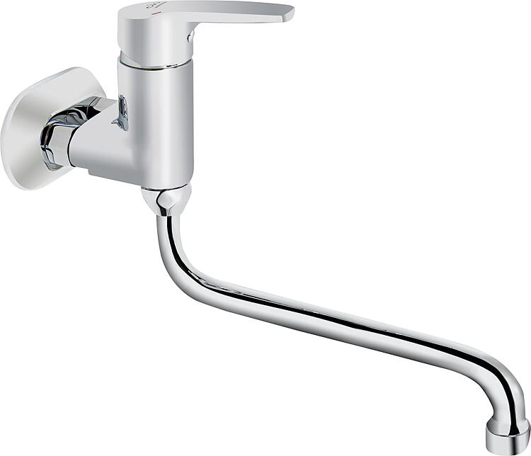 Heinrichschulte Wand-Spültischmischer Alpha 350