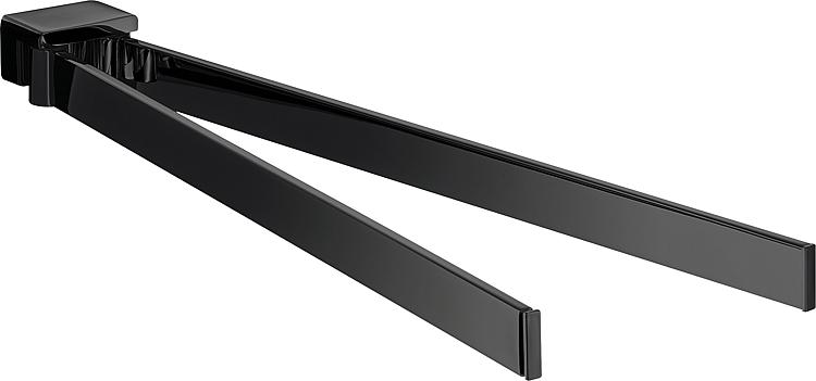 Emco Handtuchhalter Loft, zweiarmig schwarz
